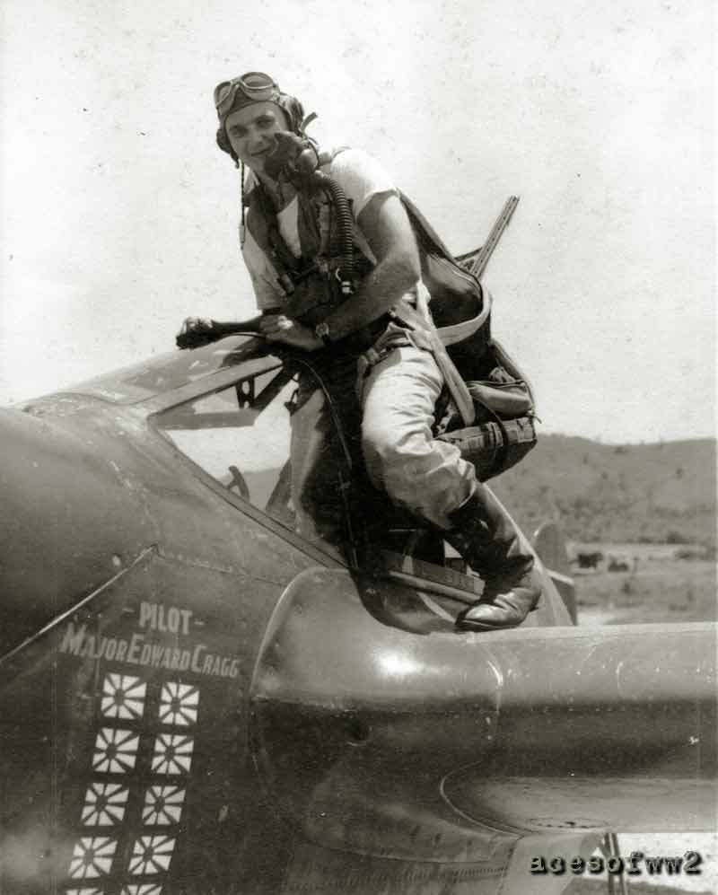 Cragg on his P-38 Porky II