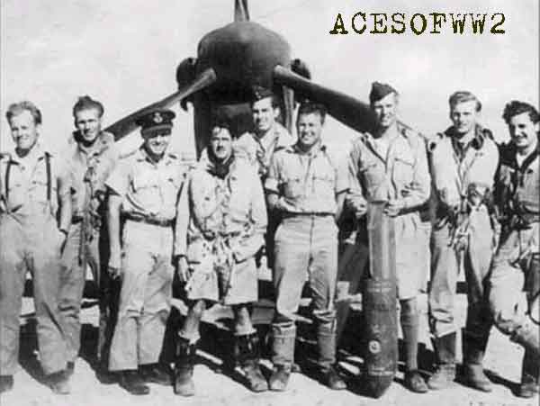 "B" flight 249 Squadron Malta July 1942
