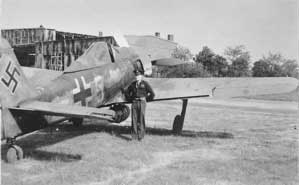 "'Chappy' and a FW190"