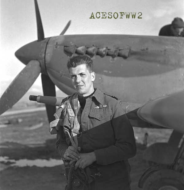 Bruce Ingalls and his Spitfire