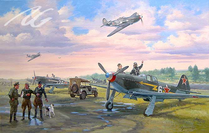 Escadrille Normandie-Niemen by Roy Grinnell