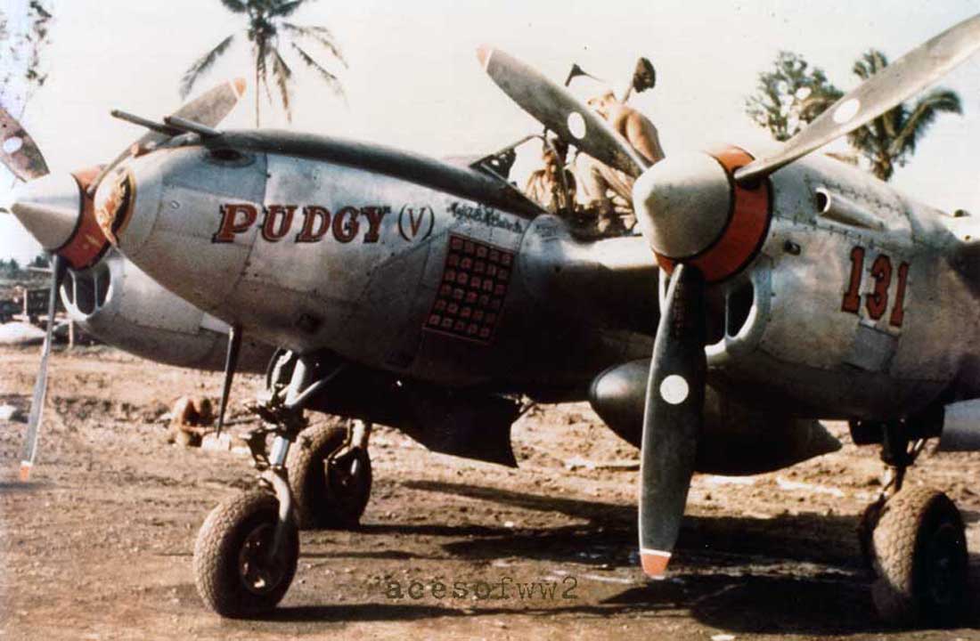 Tommy McGuire's P-38 "Pudgy V"