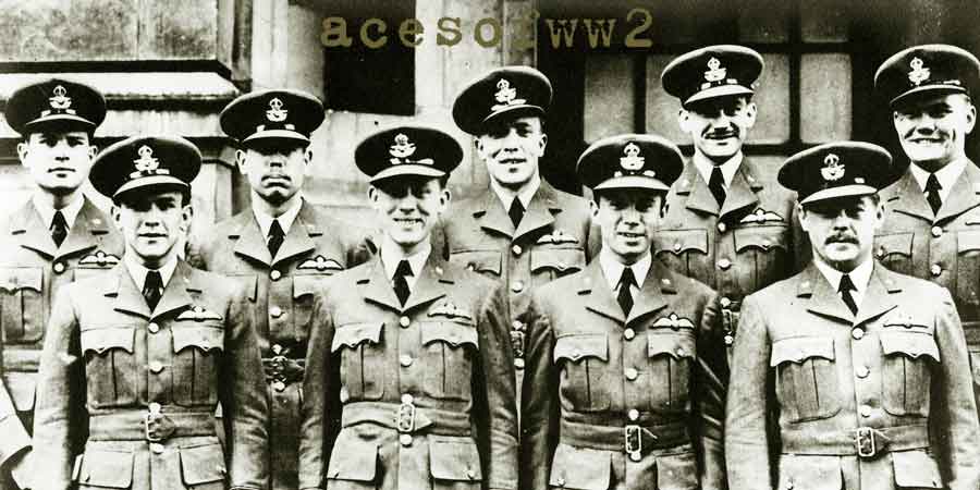 Eagles Squadron members John Lynch, James Peck & James Coxetter