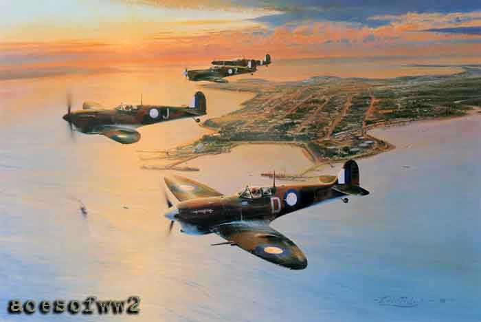 Spitfires Over Darwin by Robert Taylor