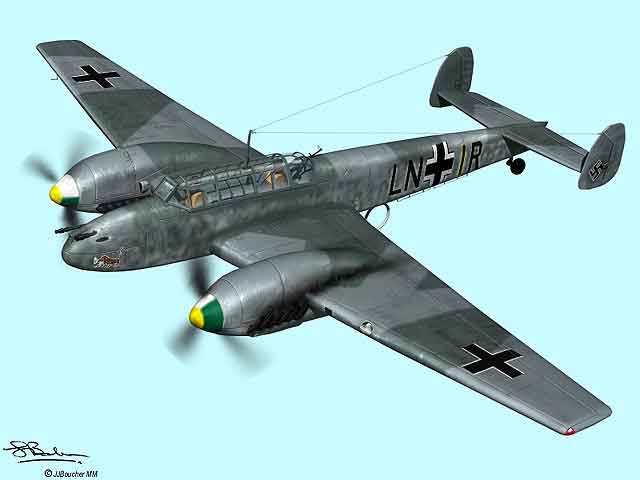 Bf-110 by Jerry Boucher