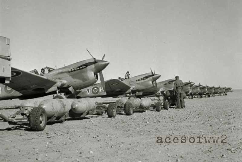Kittyhawks of 260 Squadron in North Africa