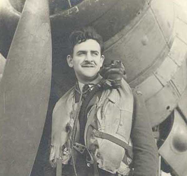 Blackie Williams with Beaufighter