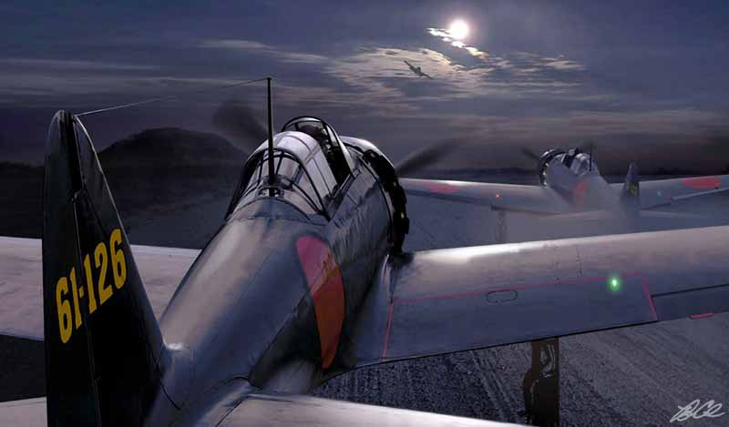 Moonlight Sortie: Iwo Jima by Ron Cole